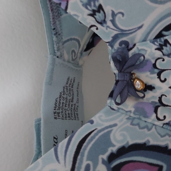 NWT Soma Embraceable Full Coverage Lightly Padded Bra Floral Size 32D - Picture 4 of 5